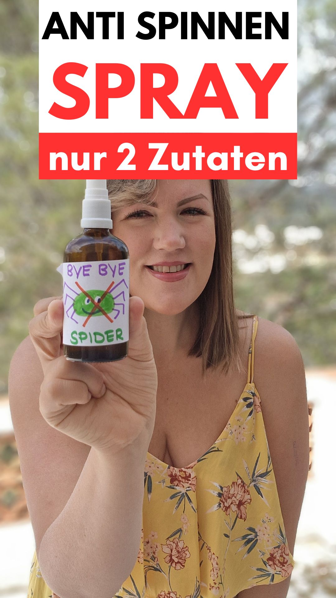 Anti Spinnen Spray mit Pfeffeminz Öl